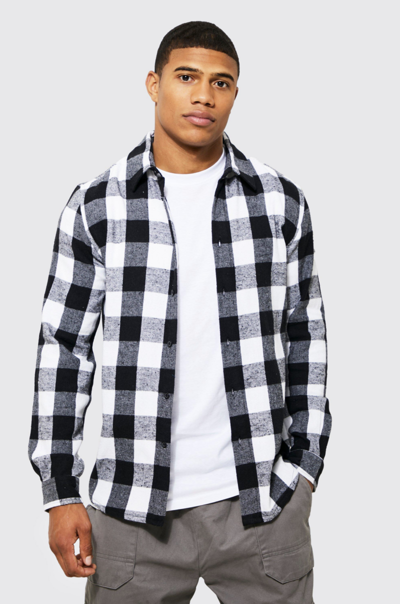 Check Long Sleeves Tailored Shirt