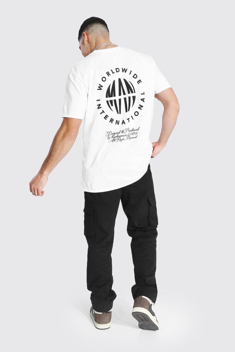 Chester Black Cargo Pants - Image 3