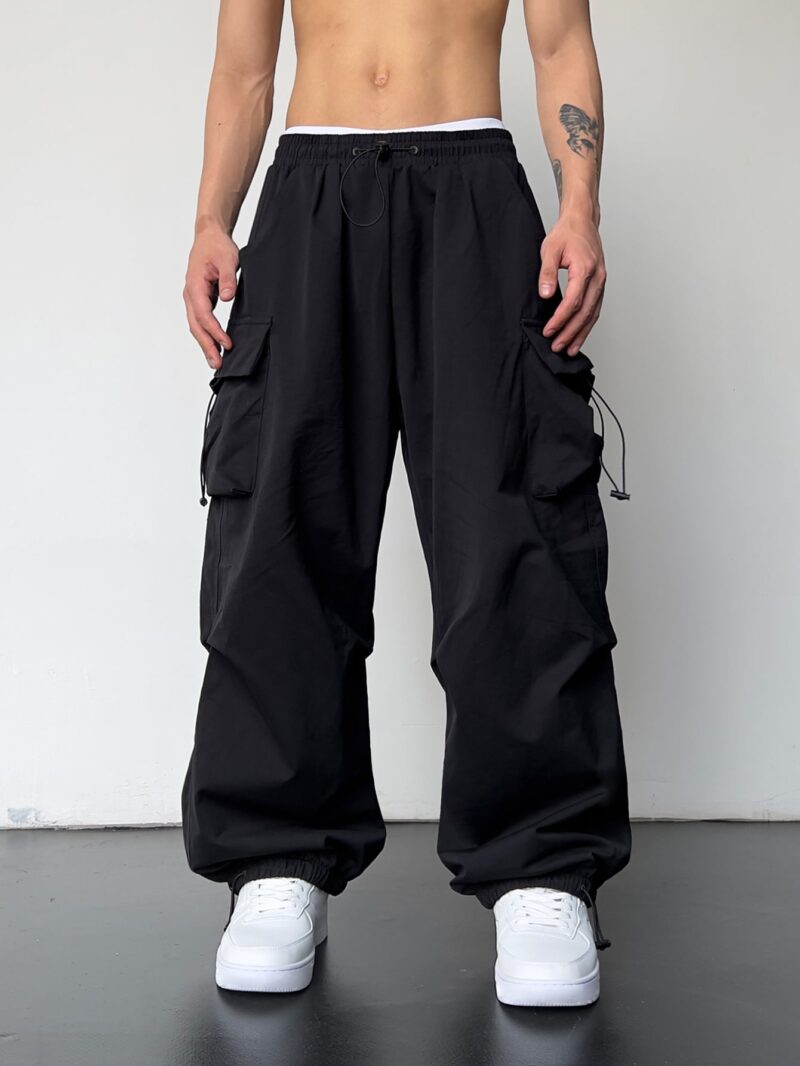 Richard Black Oversized Cargo Pants - Image 2