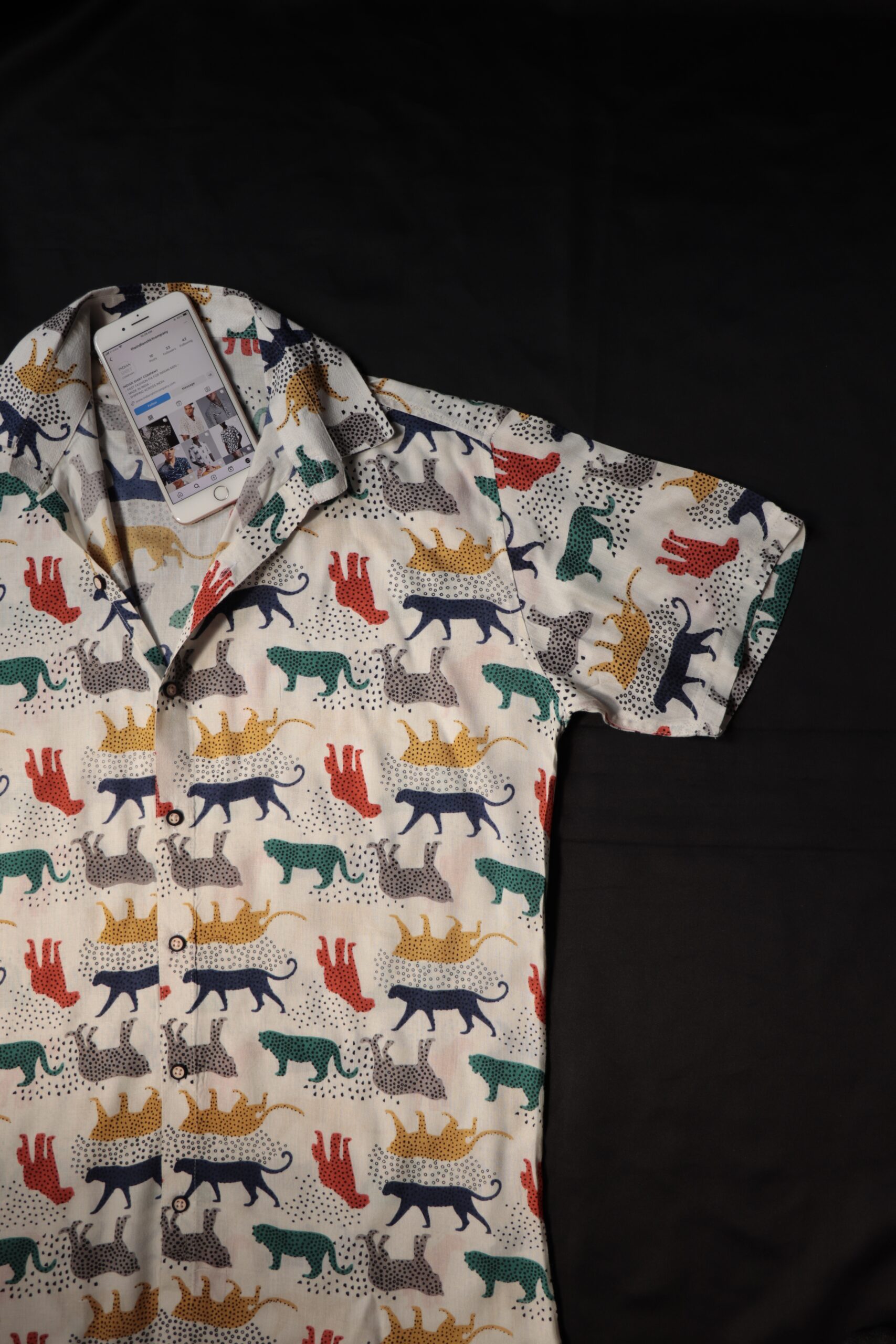 Stanley Tiger Print Oversized Shirt