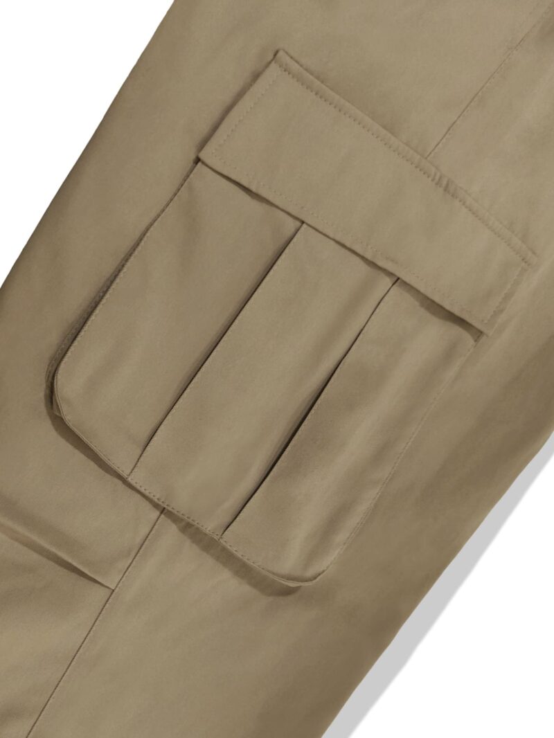 Logan Khaki Oversized Cargo Pants - Image 6