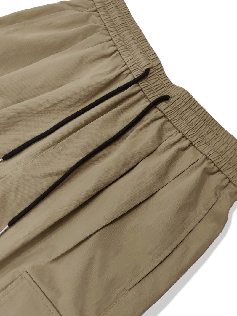 Logan Khaki Oversized Cargo Pants - Image 5