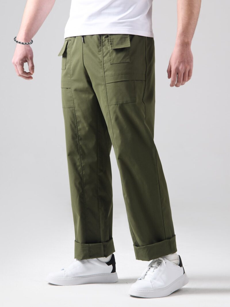 Aron Green Oversized Cargo Pant - Image 4