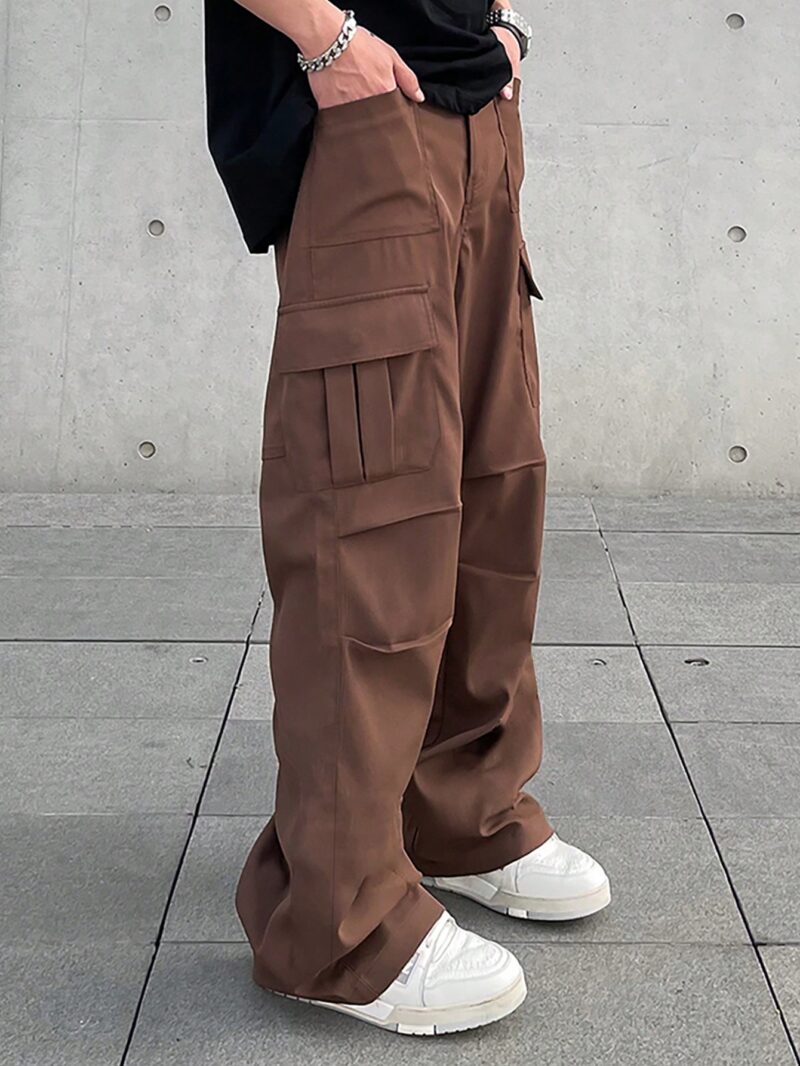 Edison Brown Oversized Cargo Pants