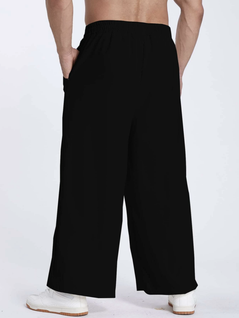 Stan Black Oversized Wide Leg Jogger - Image 2