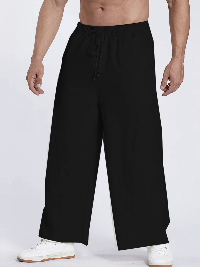 Stan Black Oversized Wide Leg Jogger - Image 3