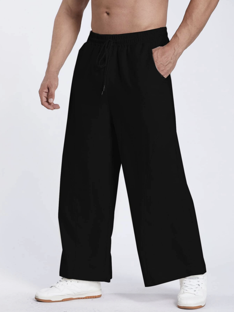 Stan Black Oversized Wide Leg Jogger - Image 4