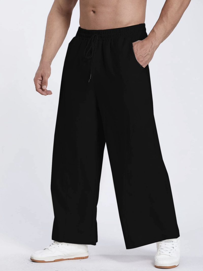 Stan Black Oversized Wide Leg Jogger - Image 5