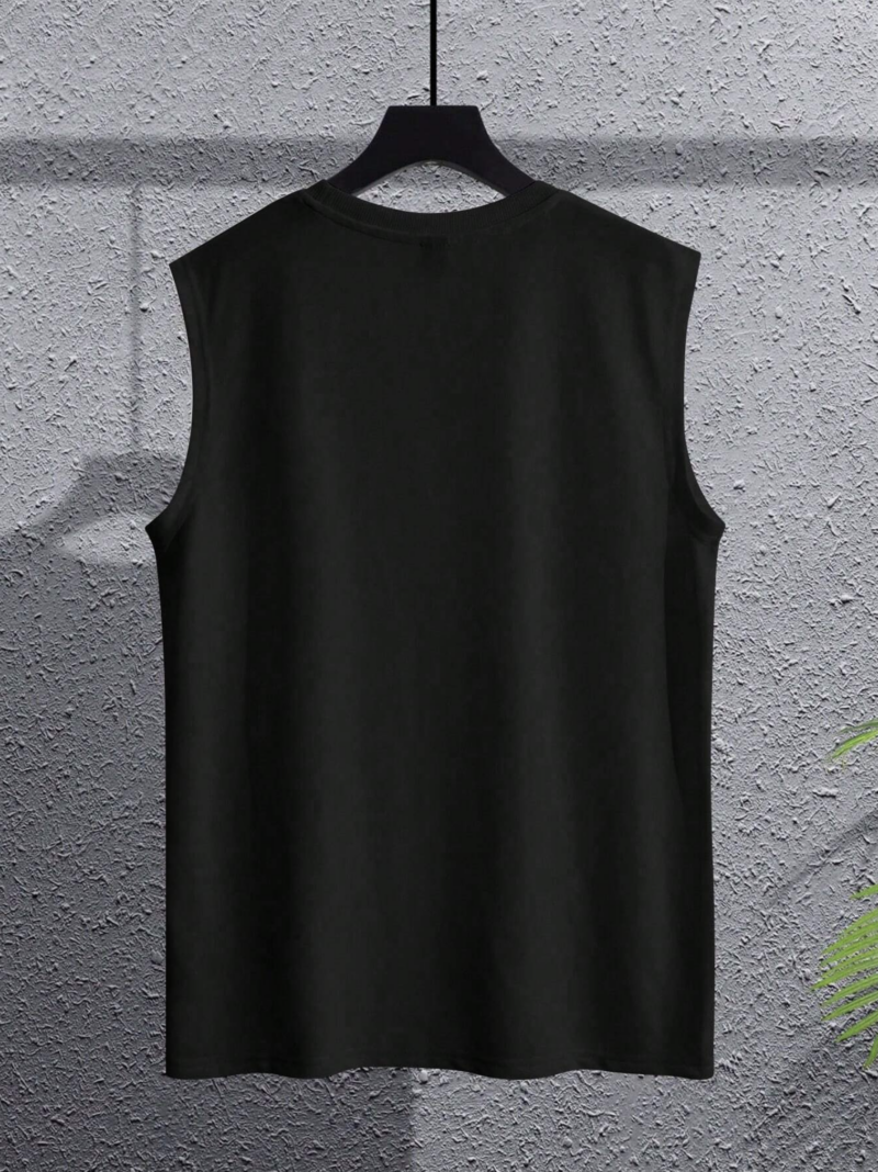 Jason Black Sleeveless Muscle Tee - Image 2