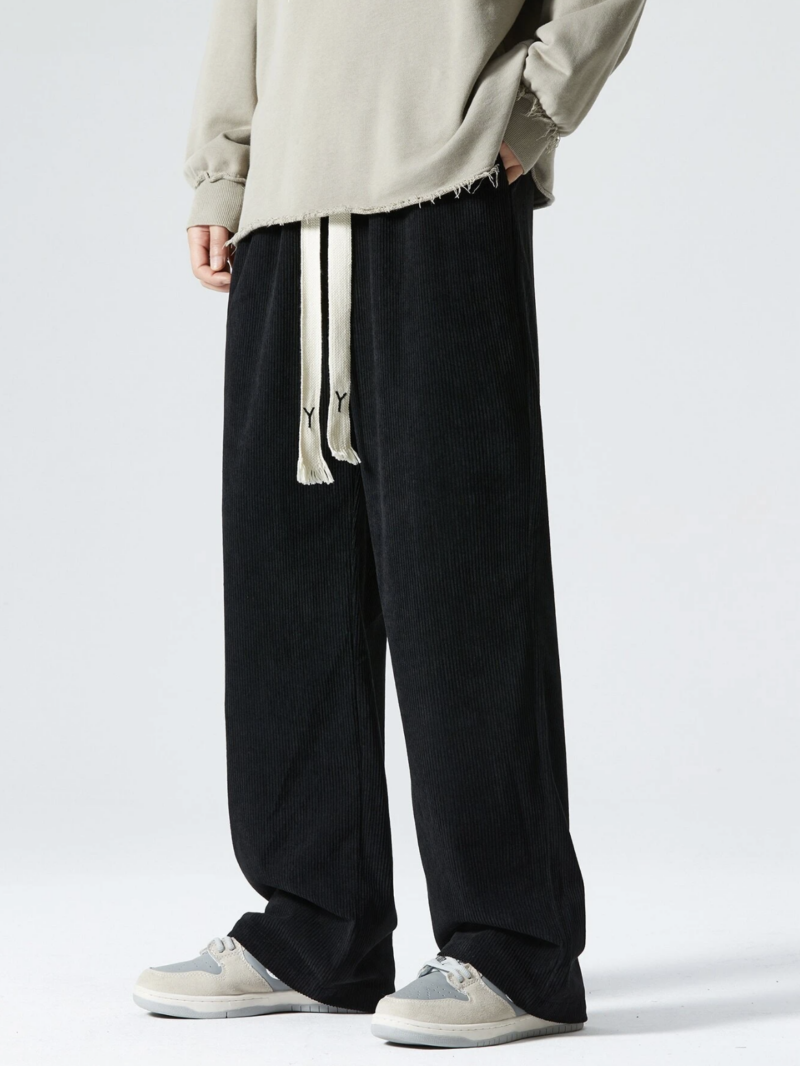 Randy Black Oversized Cargo Pants