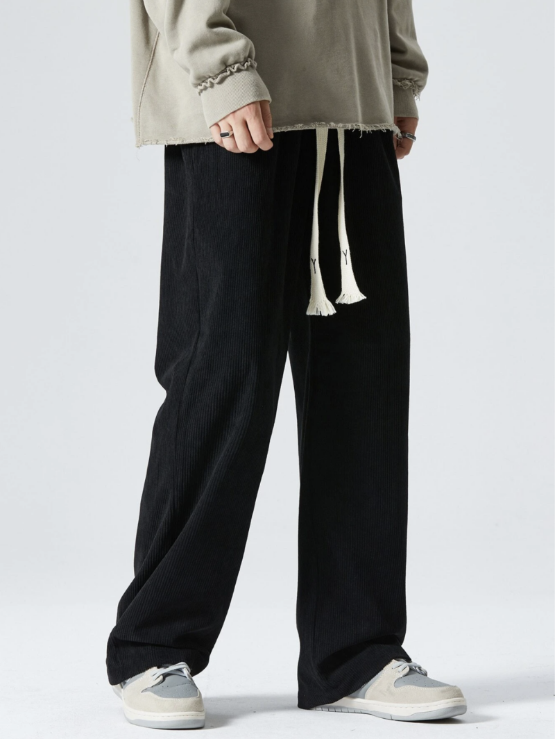Randy Black Oversized Cargo Pants - Image 3
