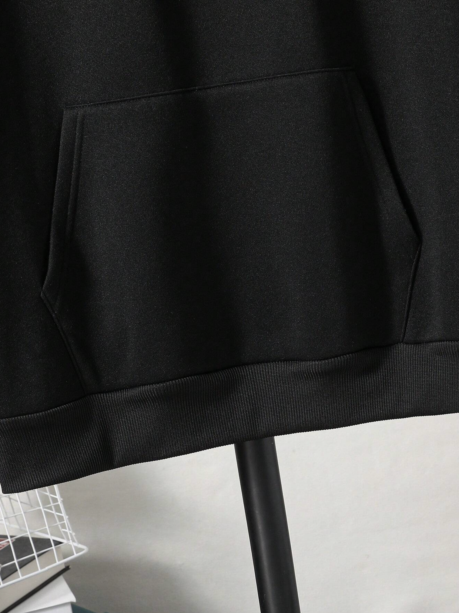 Enough Struggle Black Oversized Hoodie - Image 3