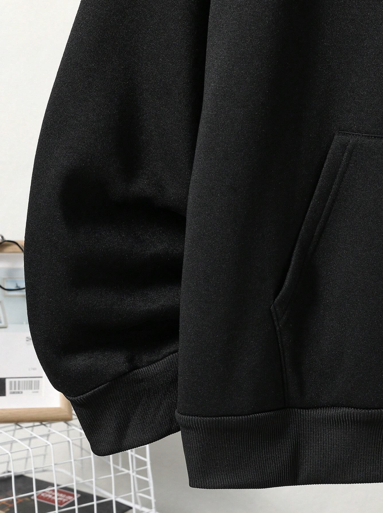 Enough Struggle Black Oversized Hoodie - Image 4