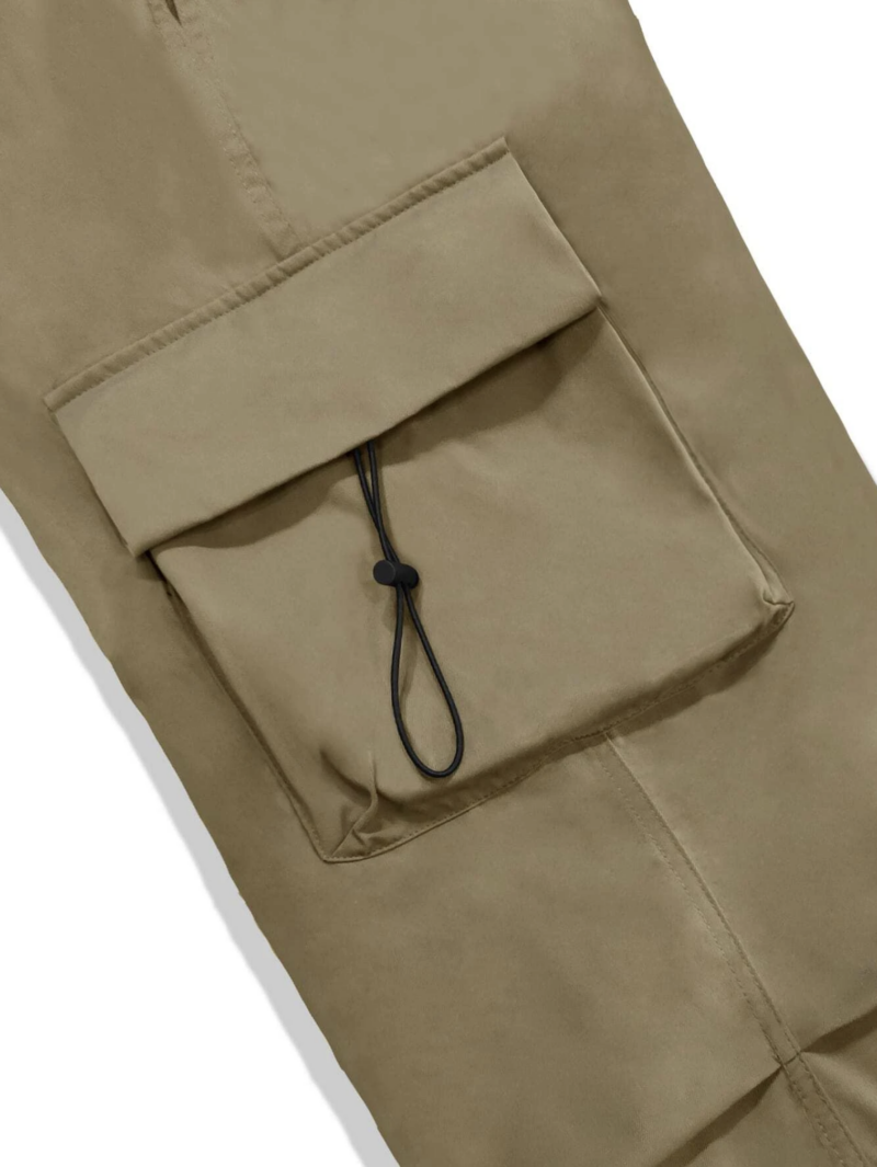Zayn Khaki Oversized Cargo Pants - Image 7