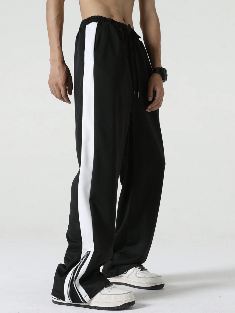Connor Black Side White Panel Oversized Jogger - Image 5