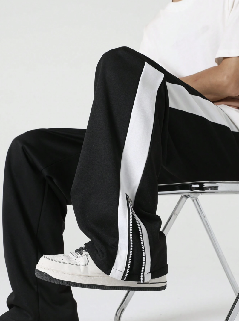 Connor Black Side White Panel Oversized Jogger - Image 6