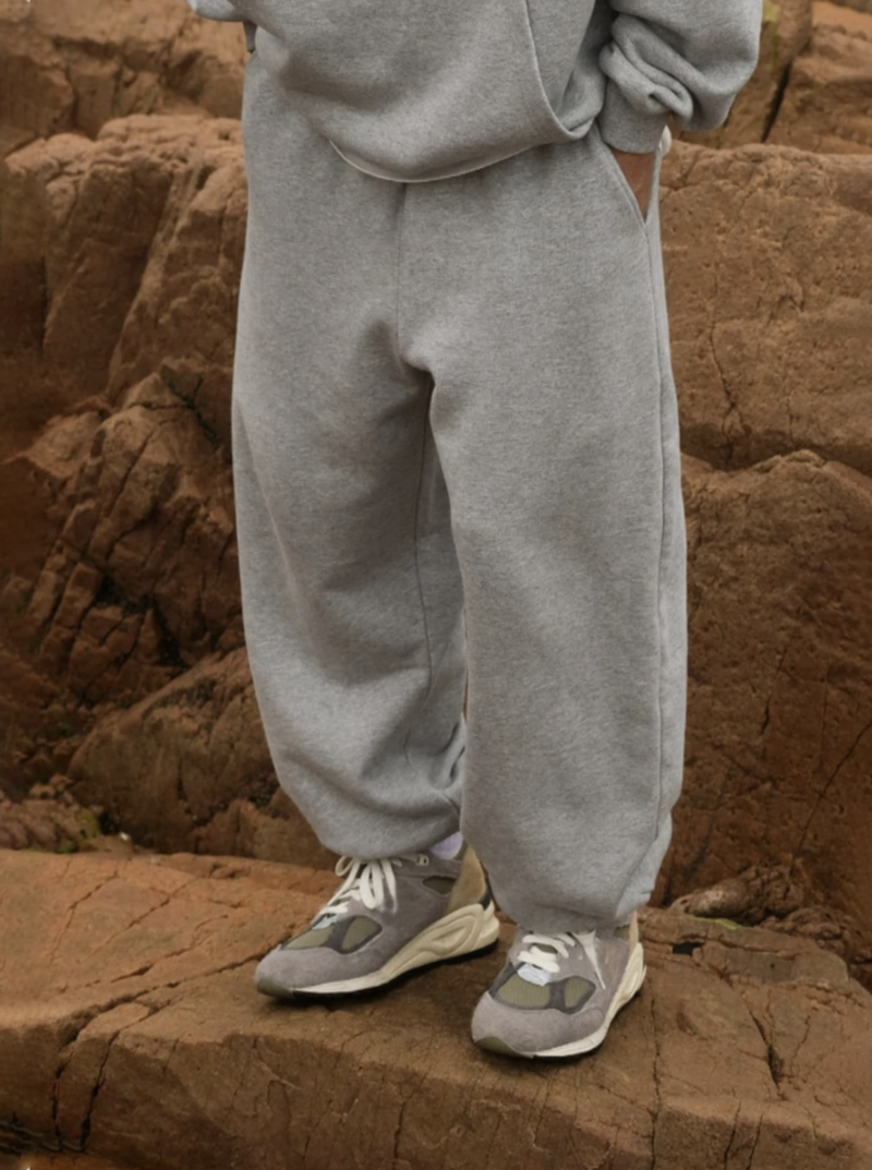 Willy Grey Oversized Fleece Jogger
