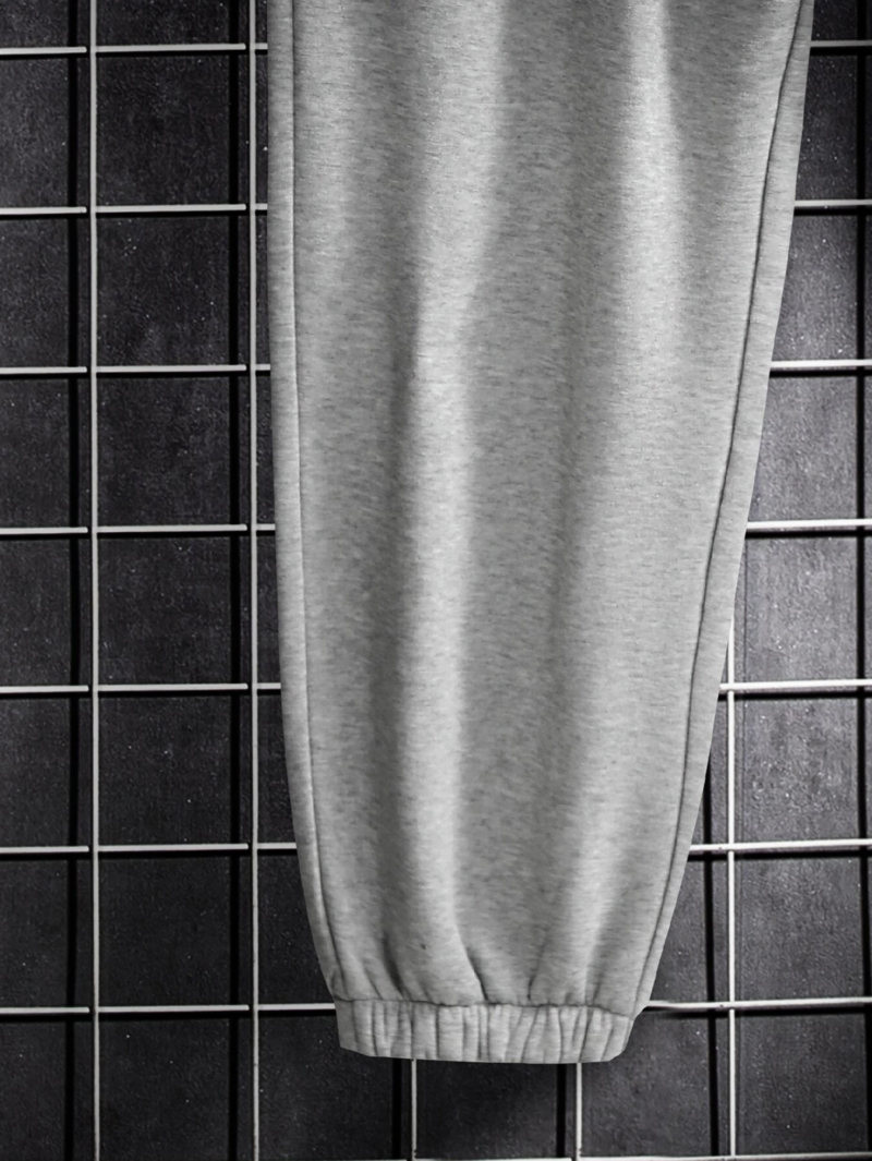 Willy Grey Oversized Fleece Jogger - Image 3
