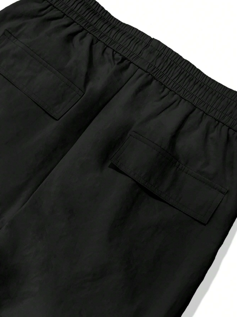 Ayden Black Wide Leg Cargo Pants - Image 6