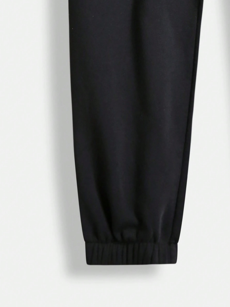 Mike Black Oversized Cargo Pocket Jogger - Image 5
