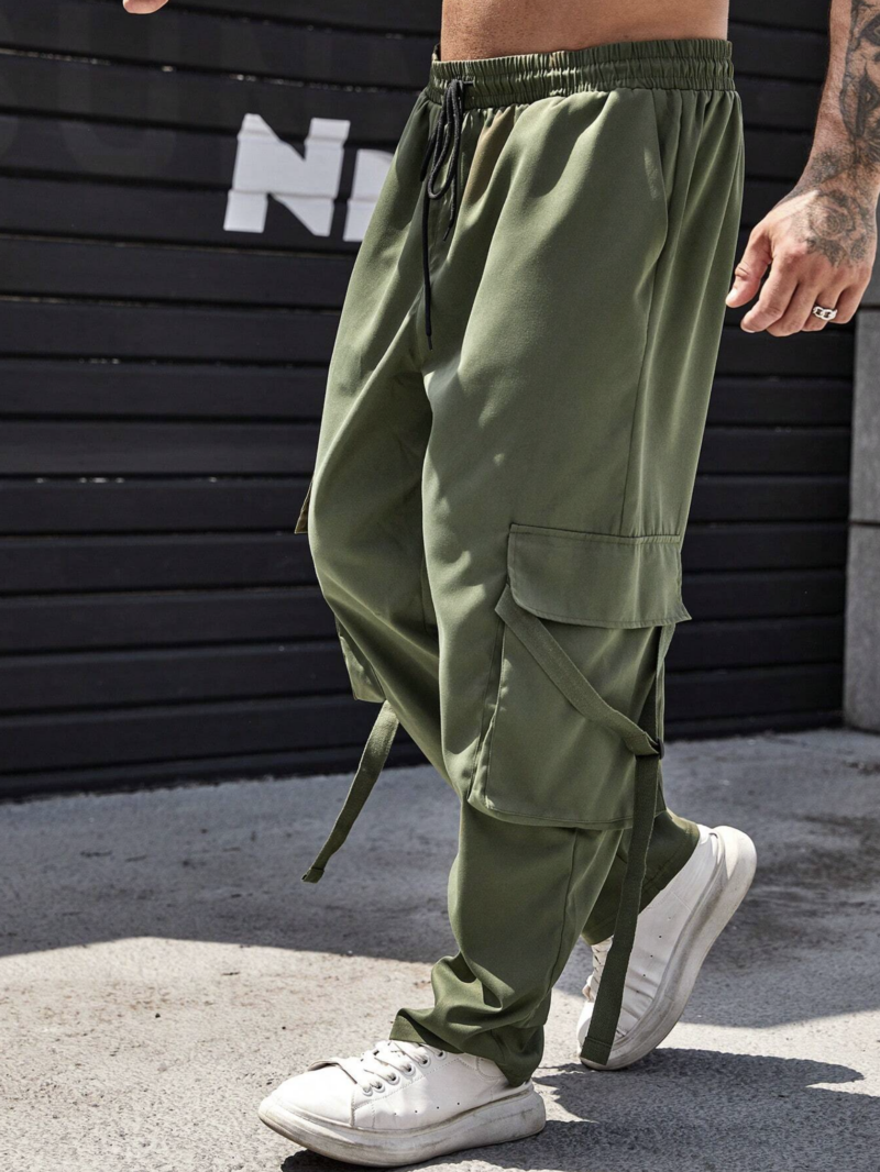 Ryan Green Oversized Flap Pocket Cargo Pants - Image 3