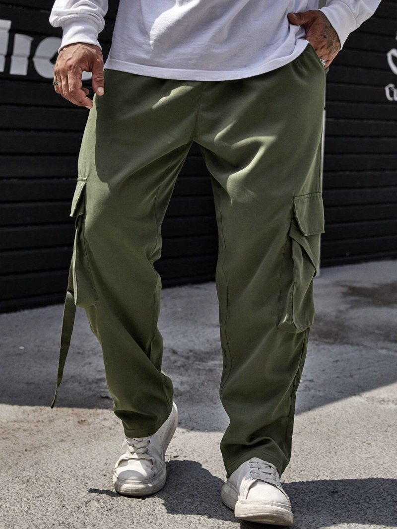 Ryan Green Oversized Flap Pocket Cargo Pants - Image 4