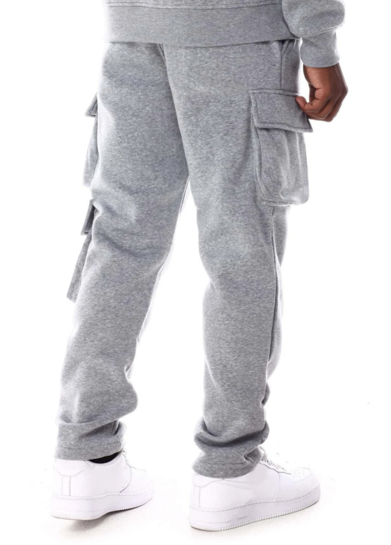 Tommy Grey 3 Pocket Cargo Pants - Image 3