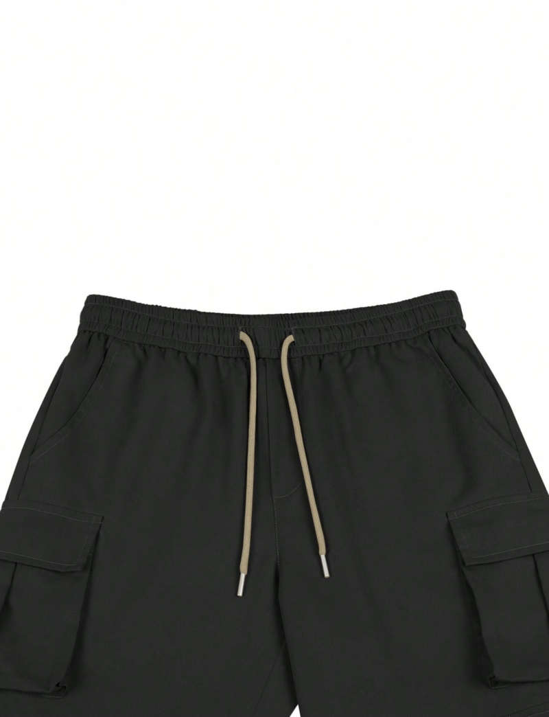 Cavan Black Split Leg Cargo Pants - Image 2
