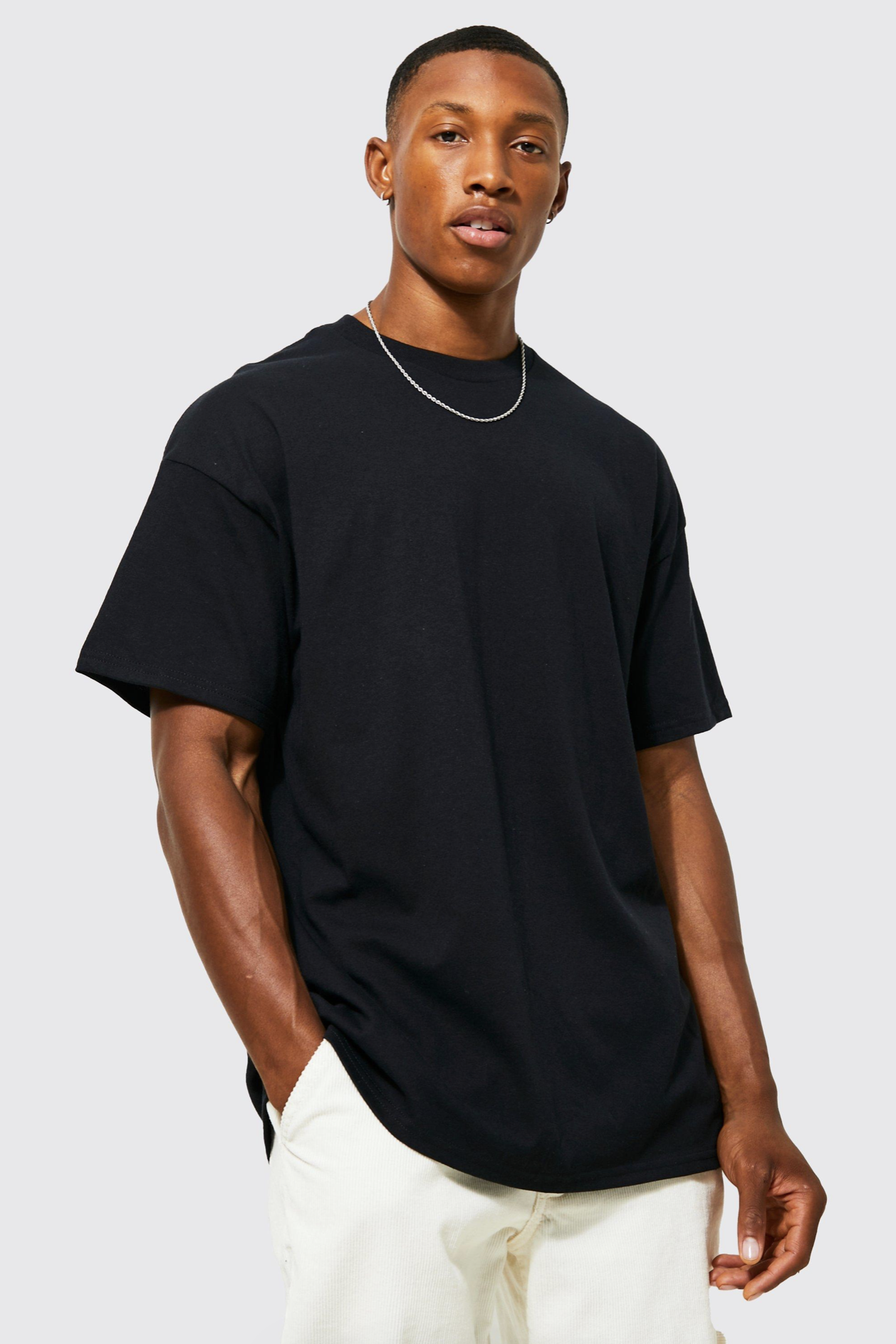 Oversized Back Dragon Print Tshirt - Image 3