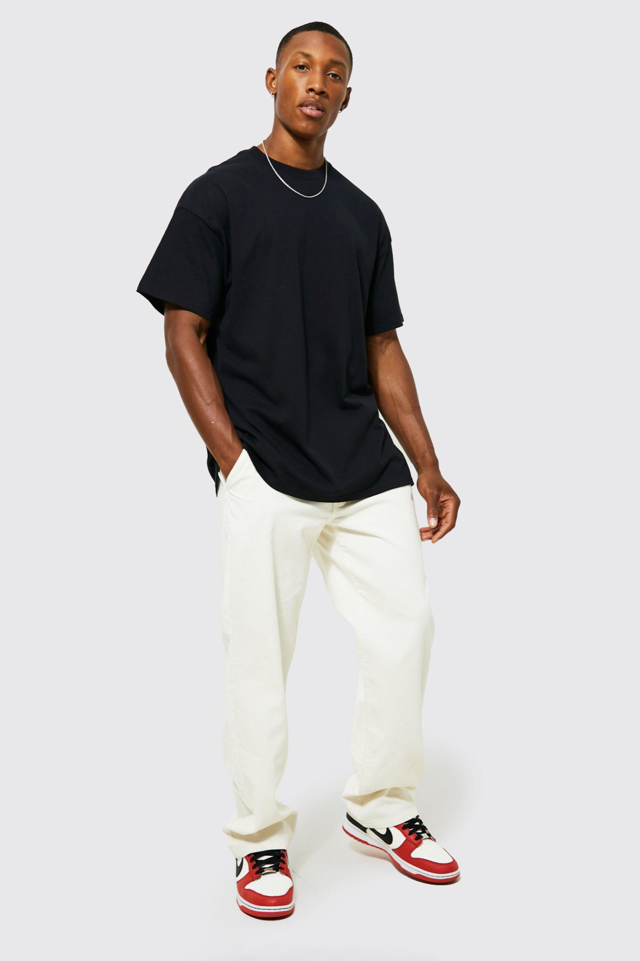 Oversized Back Dragon Print Tshirt - Image 4