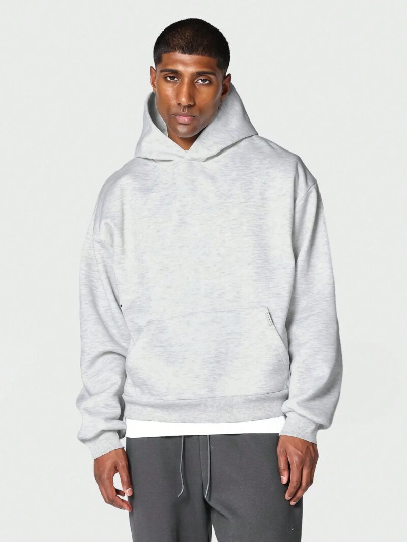 Creative Director Print Oversized Grey Hoodie - Image 2