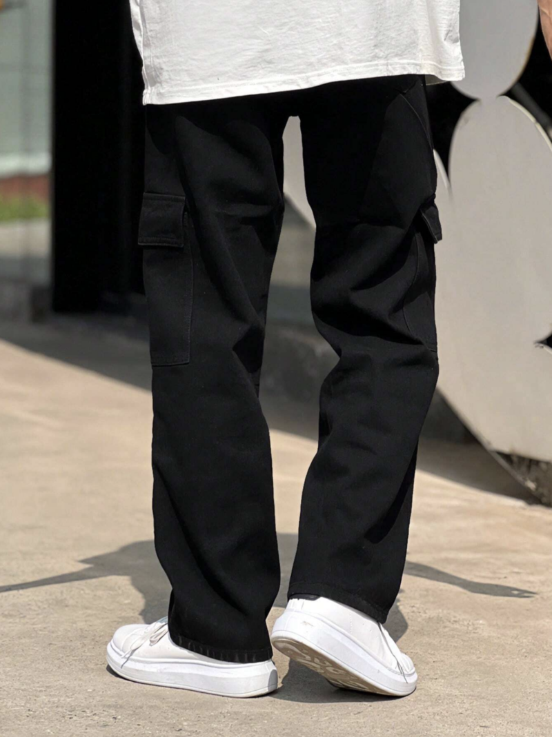 Jeff Black Relaxed Fit Cargo Pants - Image 2