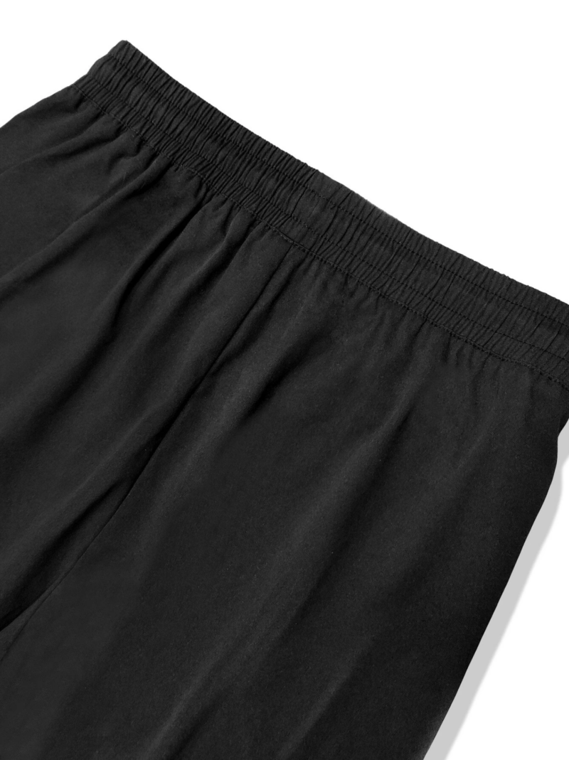 Zeus Black Flap Pocket Snap Button Cargo Pants - Image 7