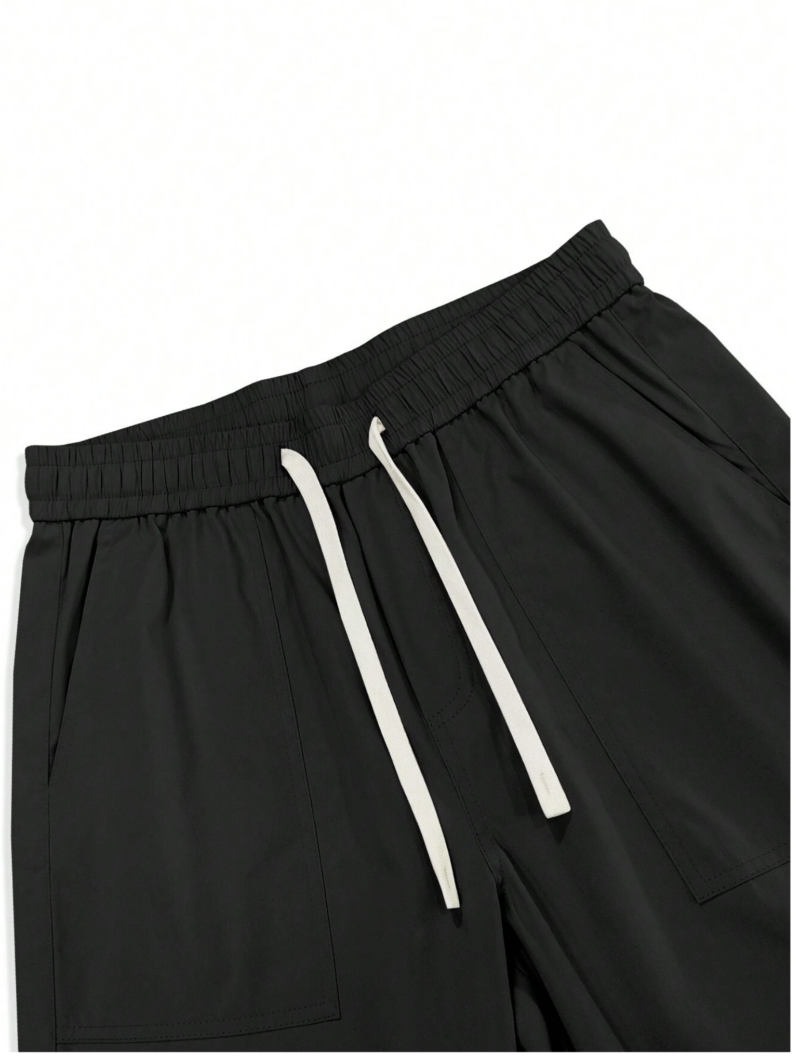 Cavan Black Flap Pocket Oversized Cargo Pant - Image 6