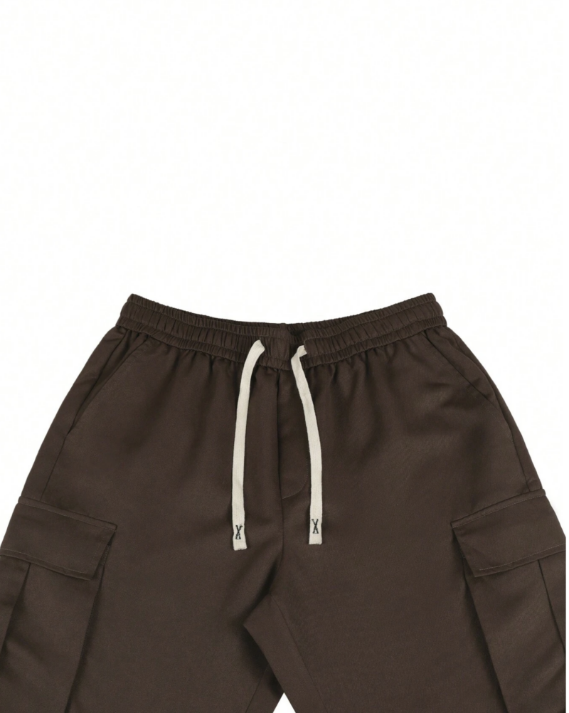 Edwin Brown Multi Pocket Drawstring Cargo Pant - Image 6