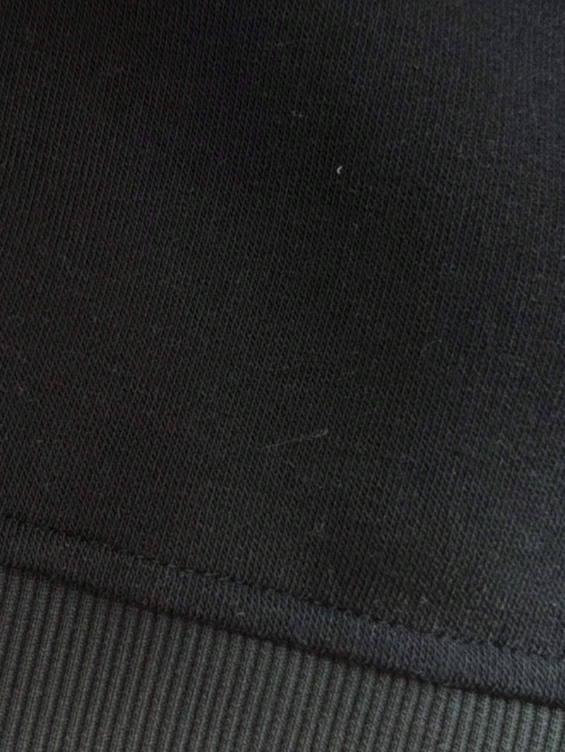 Tony Black Oversized Fleece Sweatshirt - Image 6