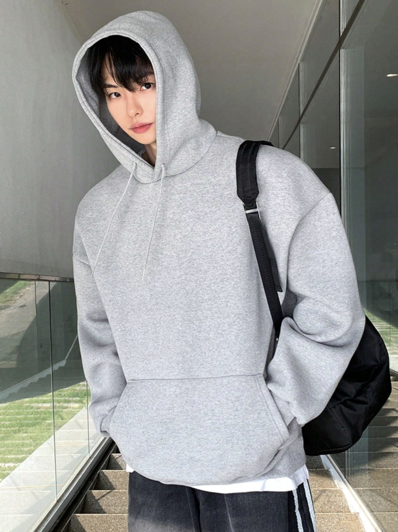 Ronnie Grey Oversized Fleece Sweatshirt - Image 5
