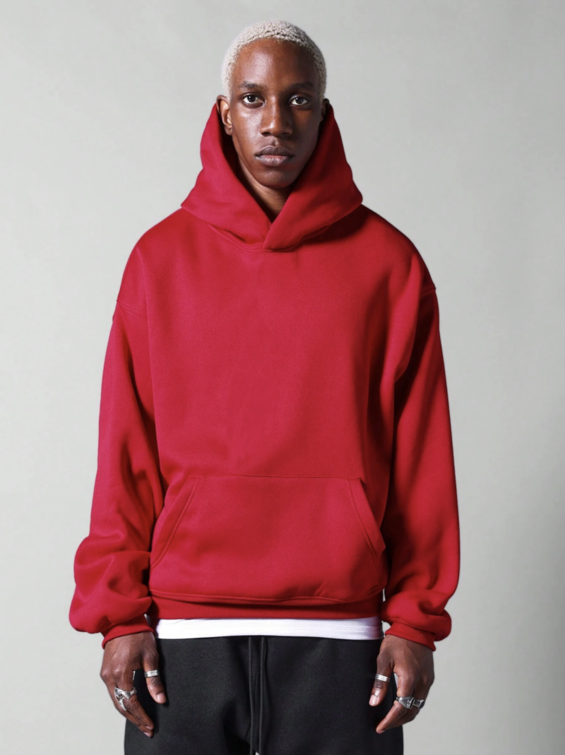Robin Red Oversized Fleece Sweatshirt