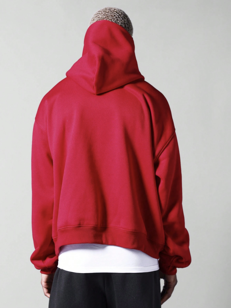 Robin Red Oversized Fleece Sweatshirt - Image 2