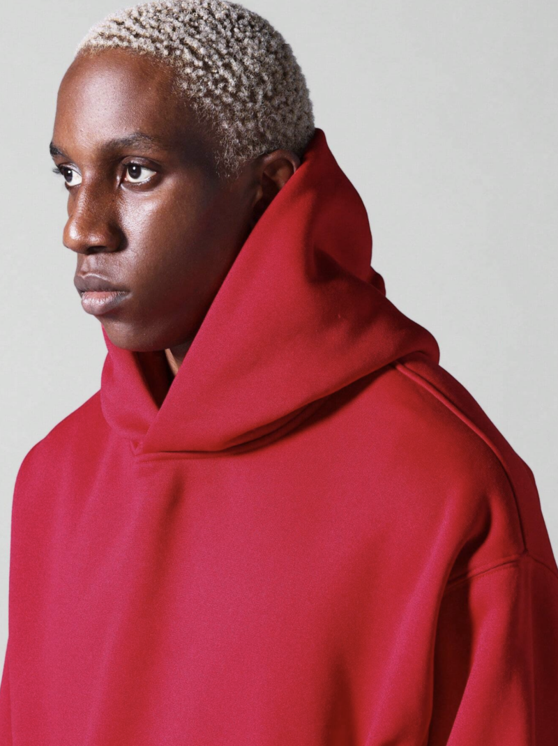 Robin Red Oversized Fleece Sweatshirt - Image 4