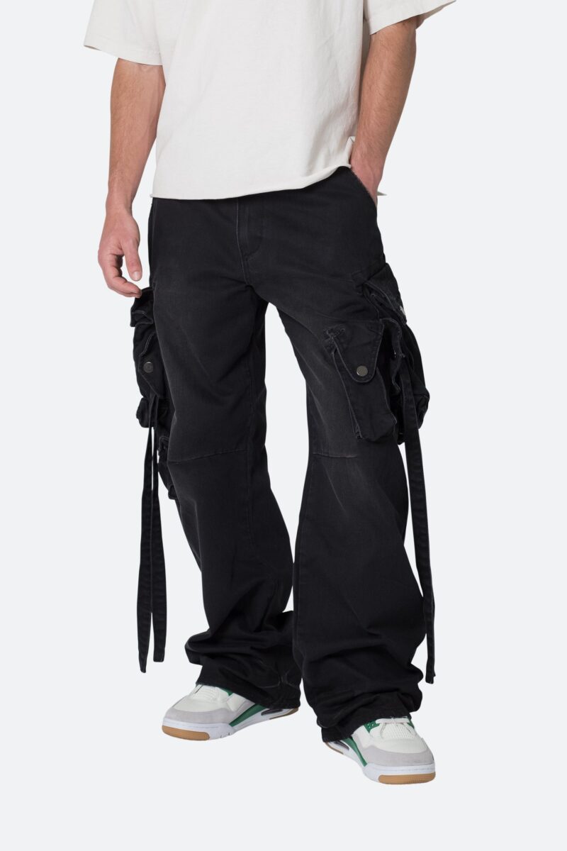 Rudy Black Belted Oversized Cargo Pants