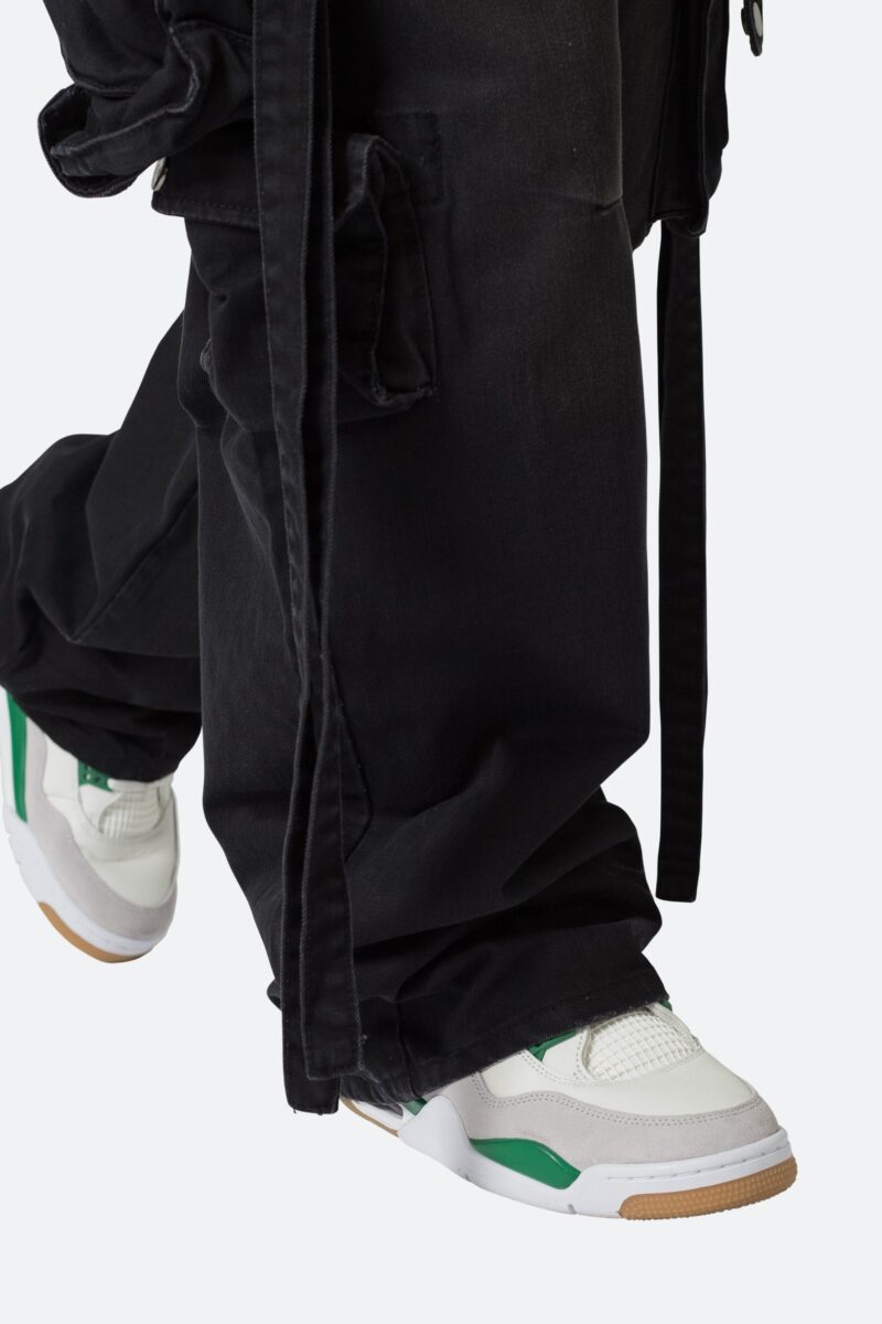 Rudy Black Belted Oversized Cargo Pants - Image 7