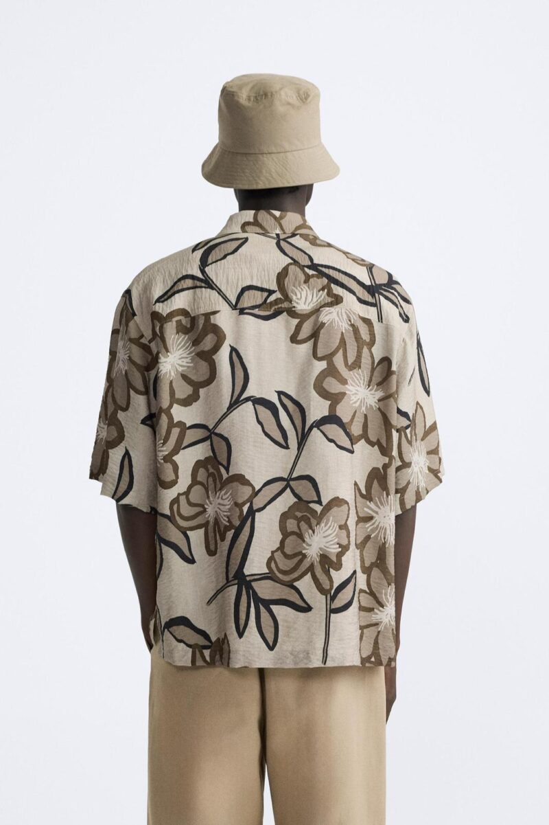 Ronald Green Floral Relaxed Fit Shirt - Image 4