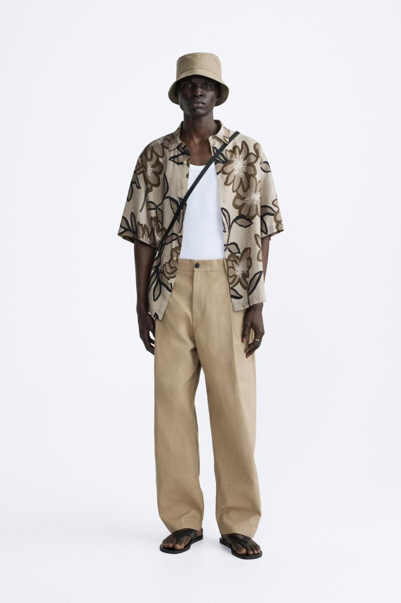 Ronald Green Floral Relaxed Fit Shirt - Image 5