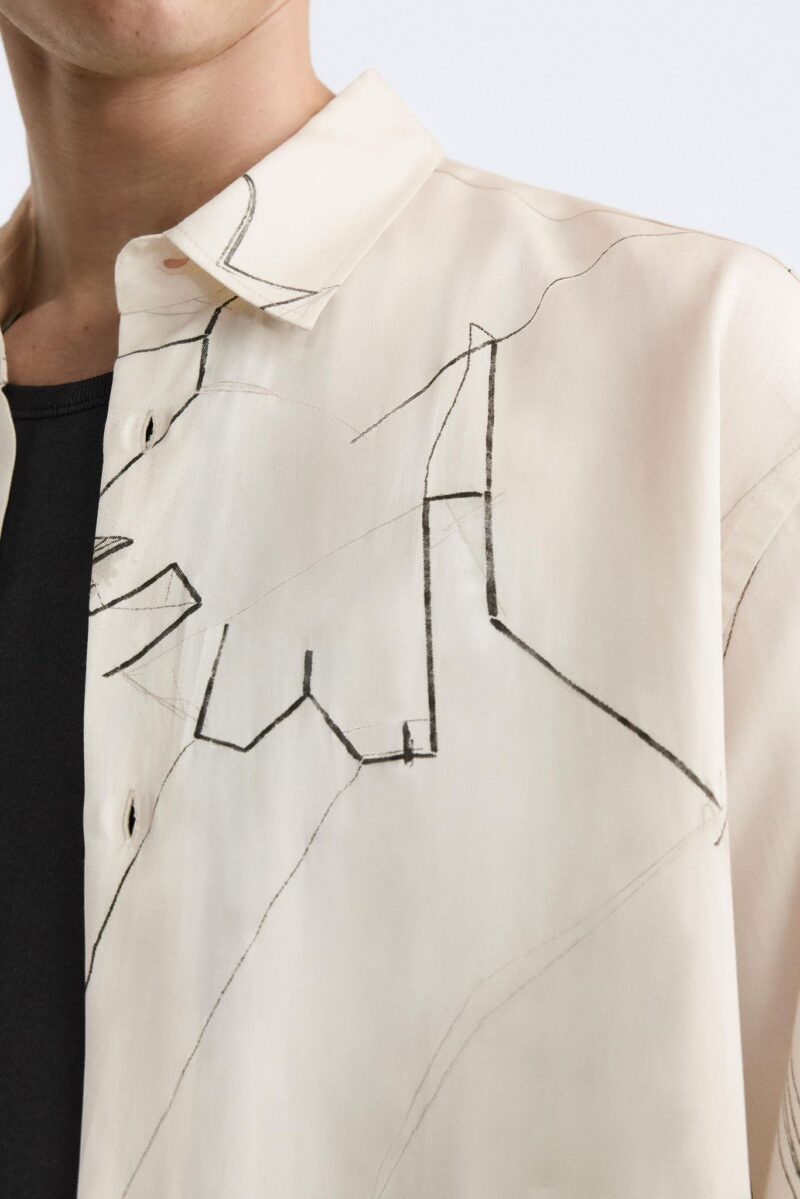 Lavine Abstract Print Relaxed Fit Shirt - Image 2