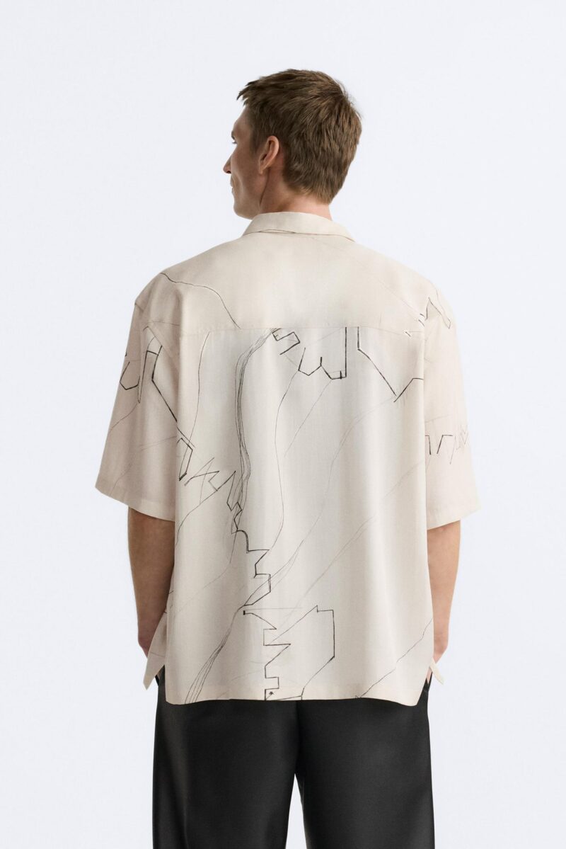 Lavine Abstract Print Relaxed Fit Shirt - Image 3