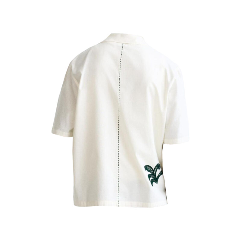 Diddy Relaxed Fit Floral Embroidery Shirt - Image 4