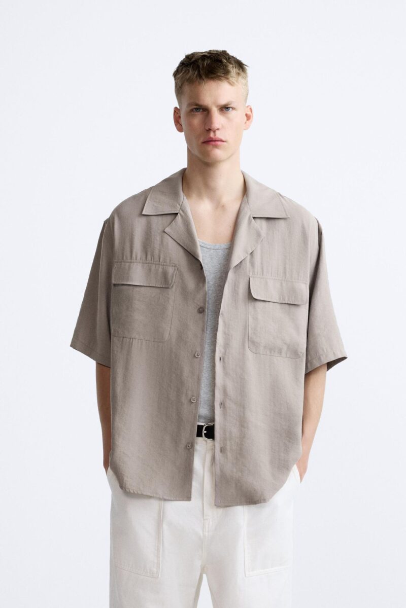 Harvey Grey Relaxed Fit Shirt