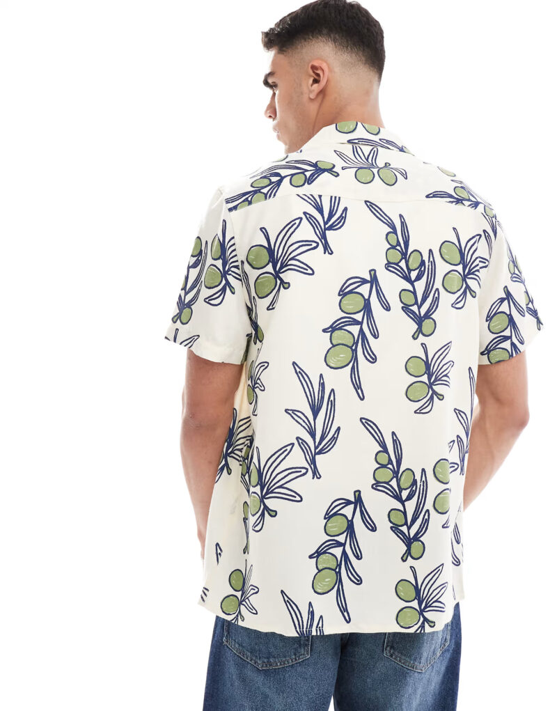Sammy Fruity Print Oversized Shirt - Image 4