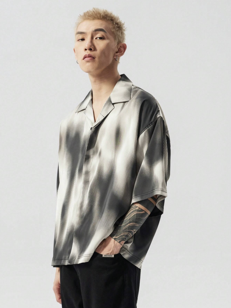 Noel Tie Dye Oversized Fit Shirt - Image 2